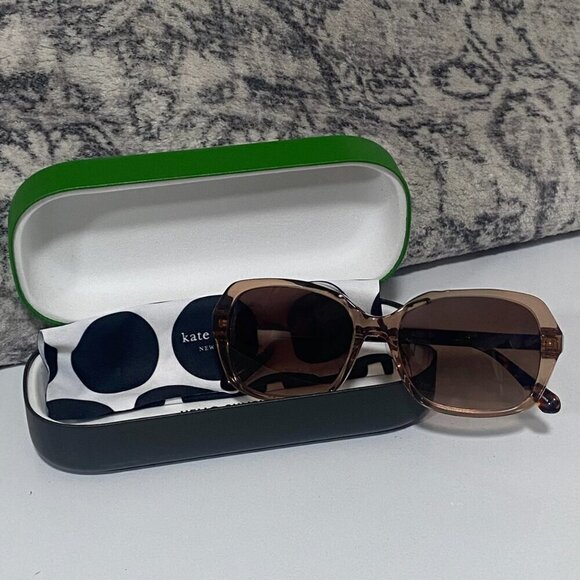 NEW Kate Spade YVETTE Boho Sunglasses in Brown
